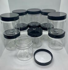 20 Pack, 4 0z Clear Plastic Containers with Lids.