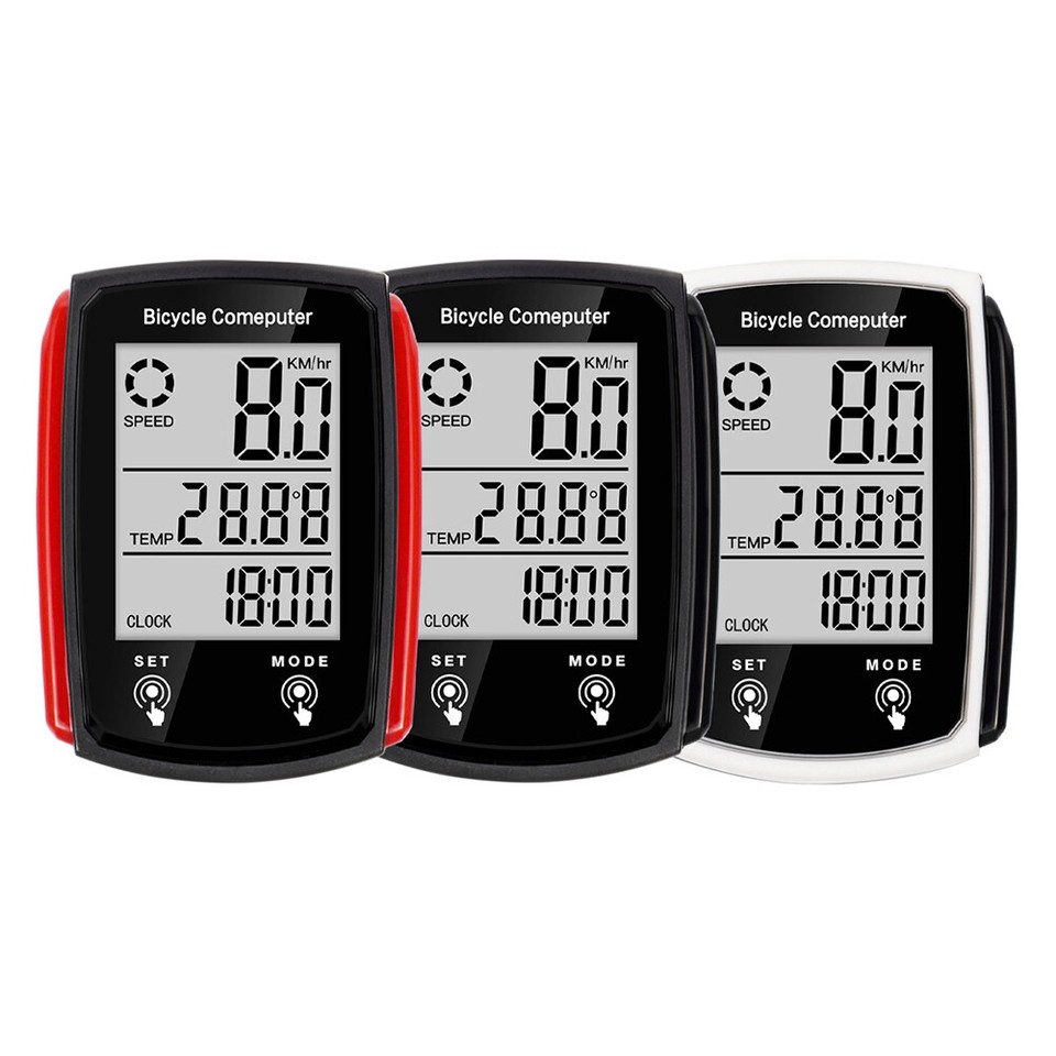 Bike Counter Backlight Bicycle Speedometer LCD Touch Screen Bicycle