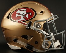 SAN FRANCISCO 49ers NFL Riddell SPEEDFLEX Authentic Gameday Football Helmet