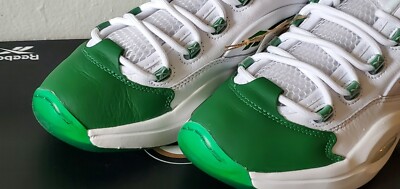 Reebok Question Low Green Toe GZ0367 Men's Basketball Shoes | eBay