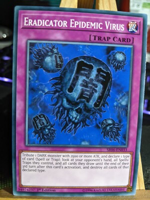 Eradicator Epidemic Virus SR06-DE033 LP/NM Yugioh Karte