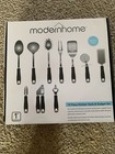 10 Piece Modernhome Stainless Steel Cooking Utensil Set. Missing 2, See Details — photo 1