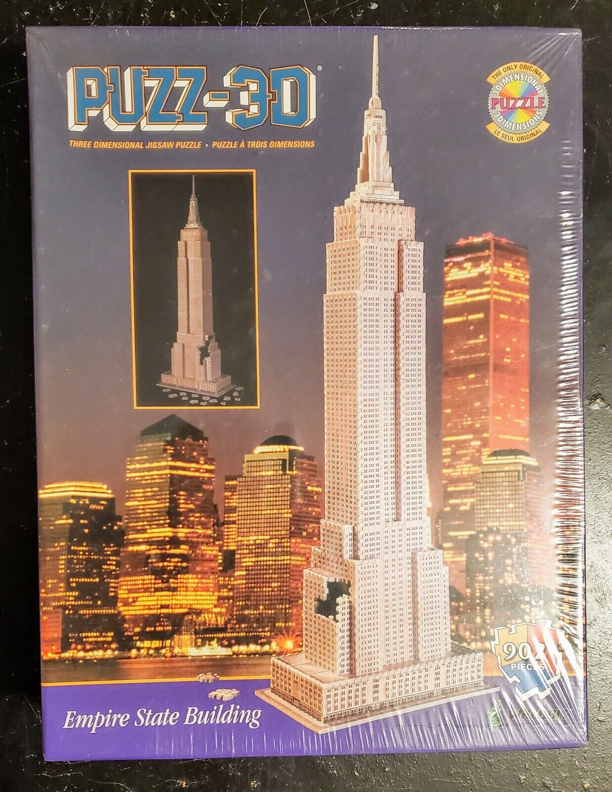 Puzz-3D Empire State Building 3D Puzzle 902 Pieces Over 3 Ft Tal