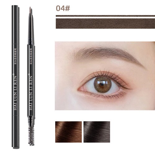 Double Heads Long Lasting Waterproof Automatic Rotation Makeup Eyebrow Pen † - Picture 31 of 38