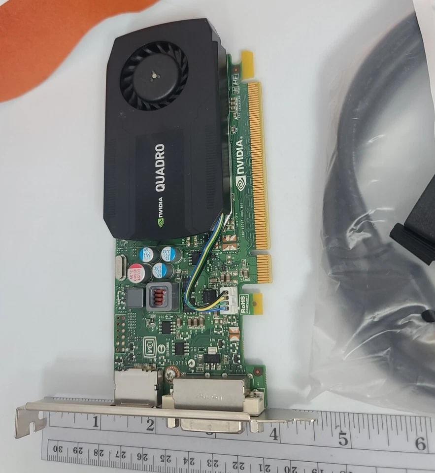 HP NVIDIA Quadro K420 PCIe Video Card DP DVI to HDMI Cable Windows 10 Video - Image 4 of 4