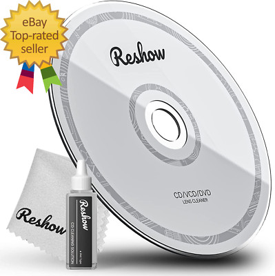Laser Lens Disc Cleaner Kit for CD & DVD Player without Scratching the Optics