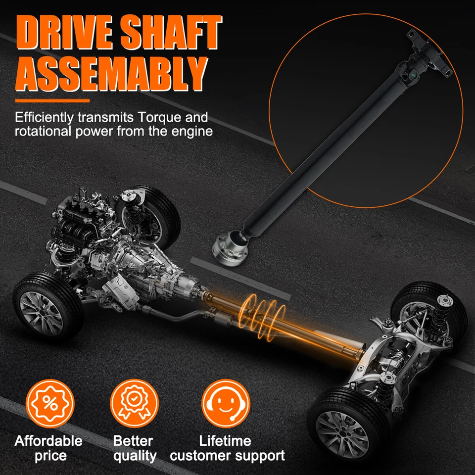 Driveshaft Rear Prop Shaft for BMW 330Ci 330i E46 3.0L 2003 2004 2005 2006 - Изображение 3 из 4