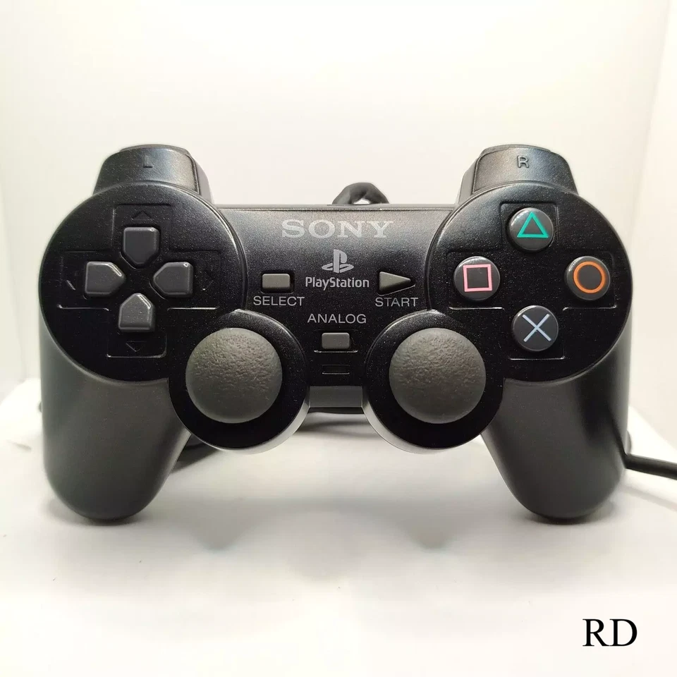 Lot de 2 manettes officielles Sony PS2 DualShock 2 – bon état - Consoles