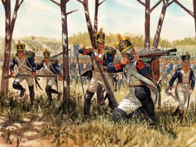 Italeri 1/72 Napoleonic Wars French Infantry Plastic Soldiers Set 6066 New!