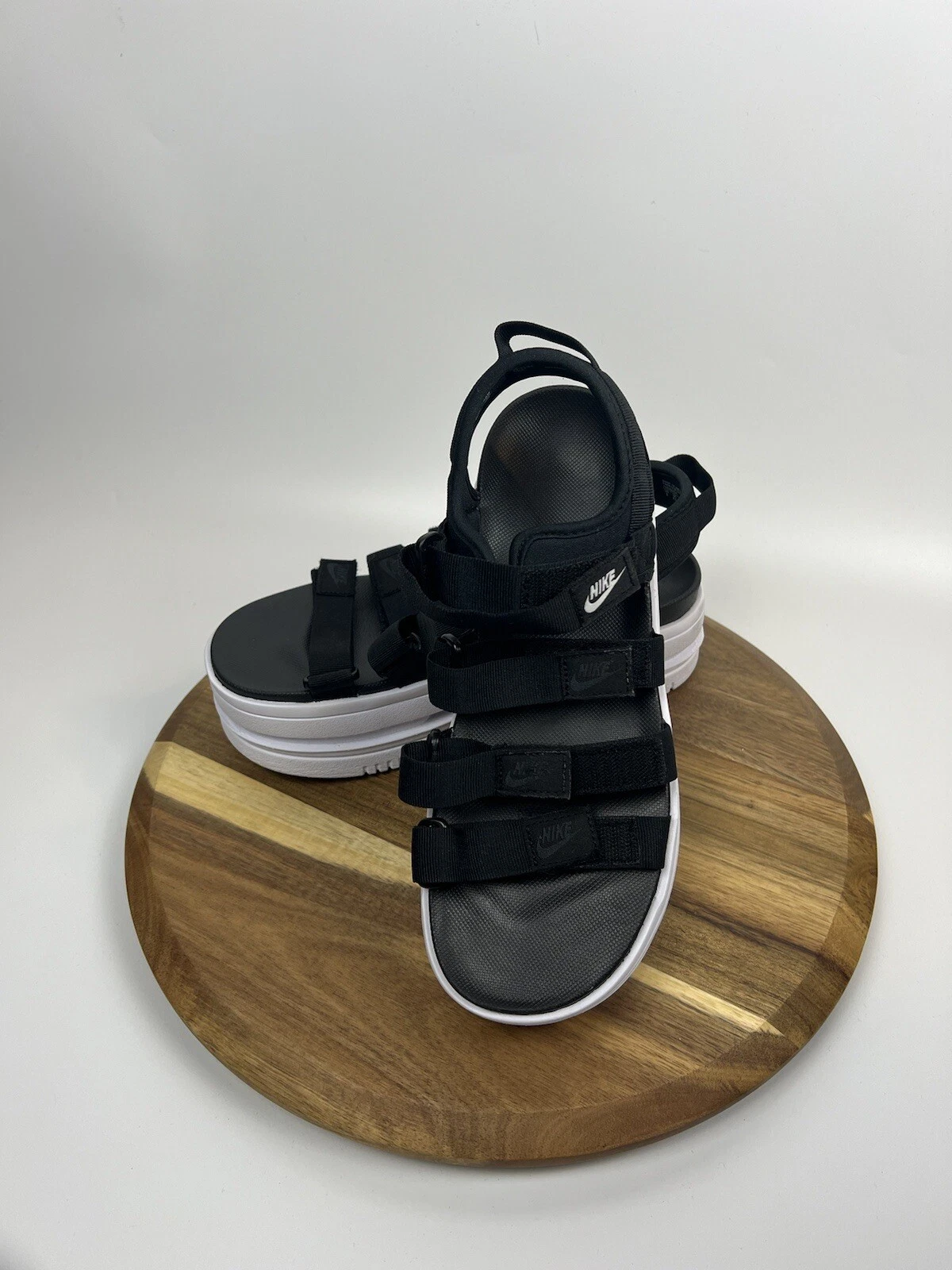 Nike Icon Classic Sandali Scarpe Slides DH0224 001 Nero Bianco Donna Tg 9