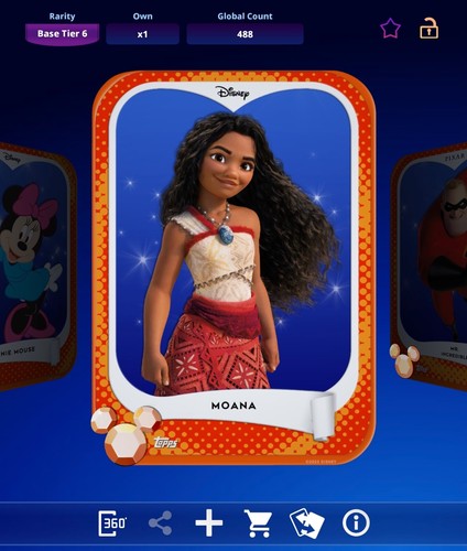 DIGITAL Topps Disney Collect 2025 BASE SERIES 1 Tier 6 Orange - You Pick/Choose - Picture 62 of 101