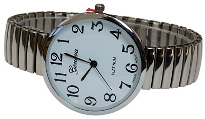 Large Face Stretch Band Watches Women's Womens Large Face