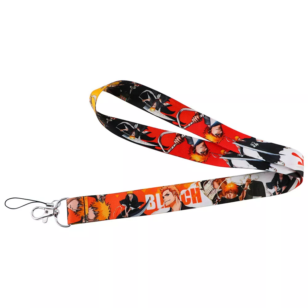 Bleach Anime Series Ichigo Kurosaki Characters Themed ID Holder Lanyard