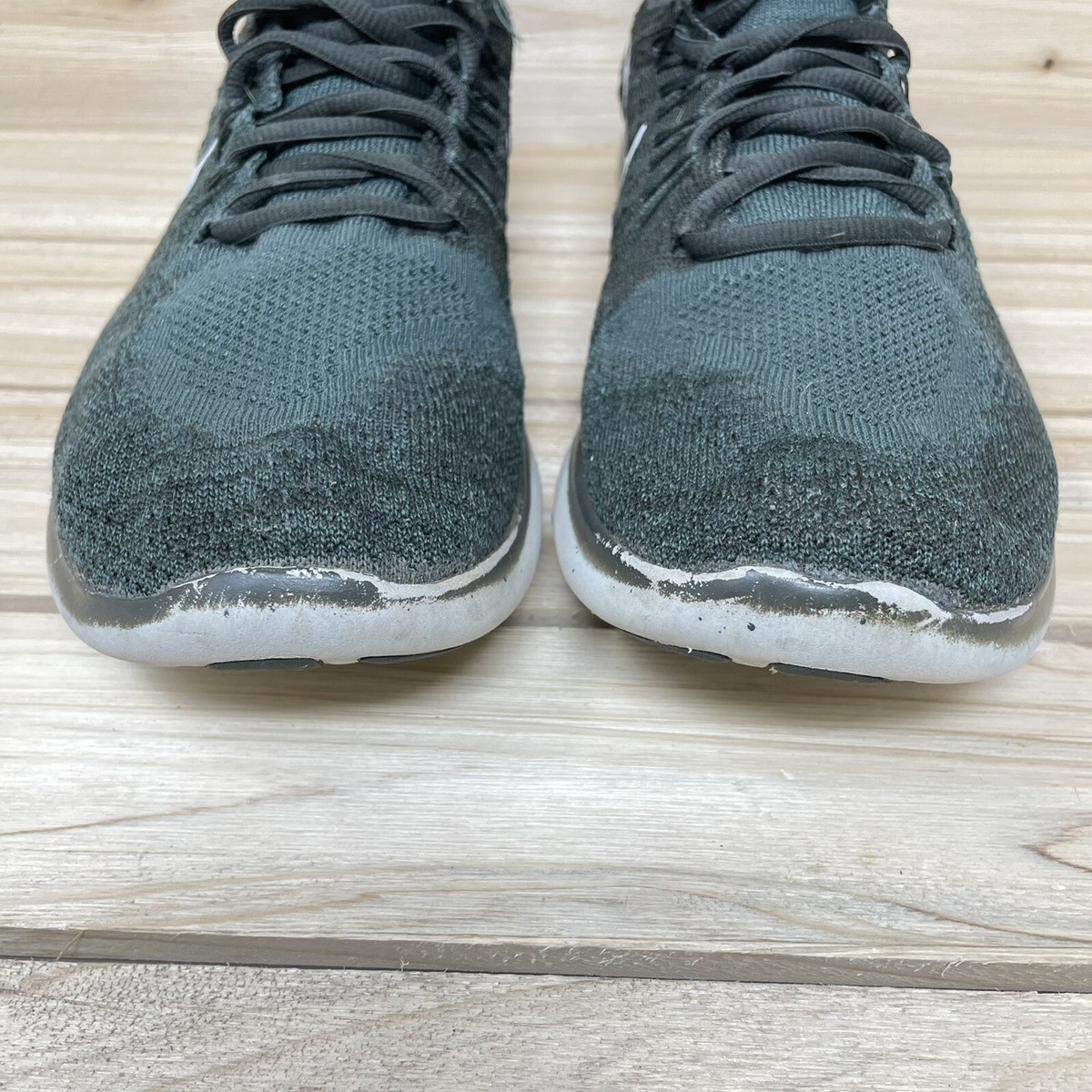 Nike Free RN Flyknit 2017 Green White Running Shoes 880843-300