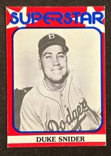 DUKE SNIDER 1982 SUPERSTAR 2nd Series #46 Brooklyn Dodgers HOF