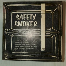 Vintage Tandy Leather Company Safety Smoker No. 806 Companion Ash Tray Kit NEW