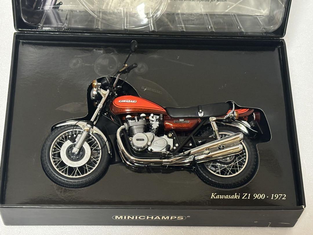 MINICHAMPS 1/12 KAWASAKI Z1 900 Candy Brown 1972 Classic MINICHAMPS 1/12 KAWASAKI Z1 900 Candy Brown 1972 Classic