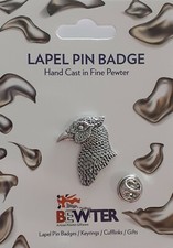 PHEASANT Game Bird Lapel Pin Badge hand cast in British pewter metal  (B29)