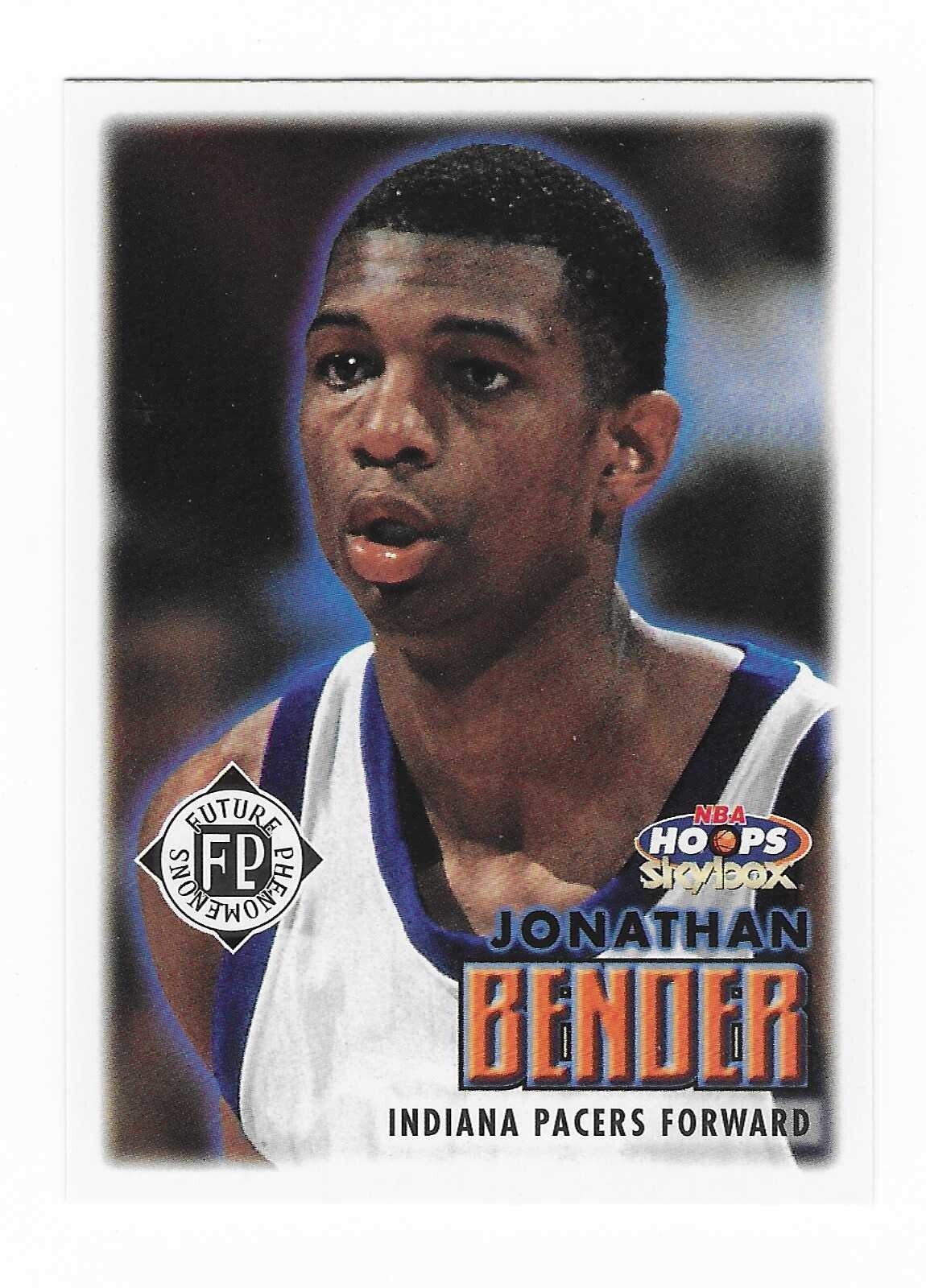 1999-00 Skybox NBA Hoops Jonathan Bender Indiana Pacers Basketball #180 RC