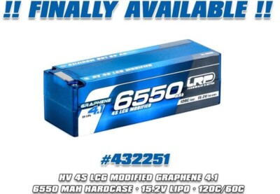LRP Accu Lipo LCG HV 15.2V 6550mAh 120C Graphene 4.1 432251