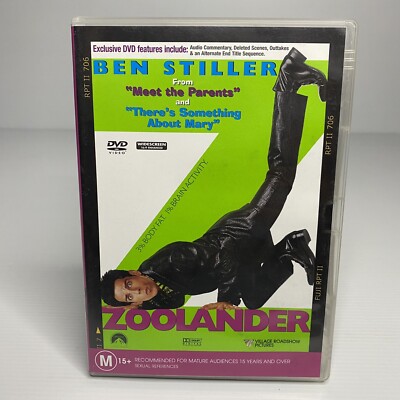 Zoolander (DVD, 2001) Region 4 VGC Ben Stiller Owen Wilson 