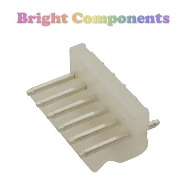 5x 6-Wege 3,96 mm PCB-Steckverbinder Stiftleiste (Molex KK-Stil) - UK-Verkäufer