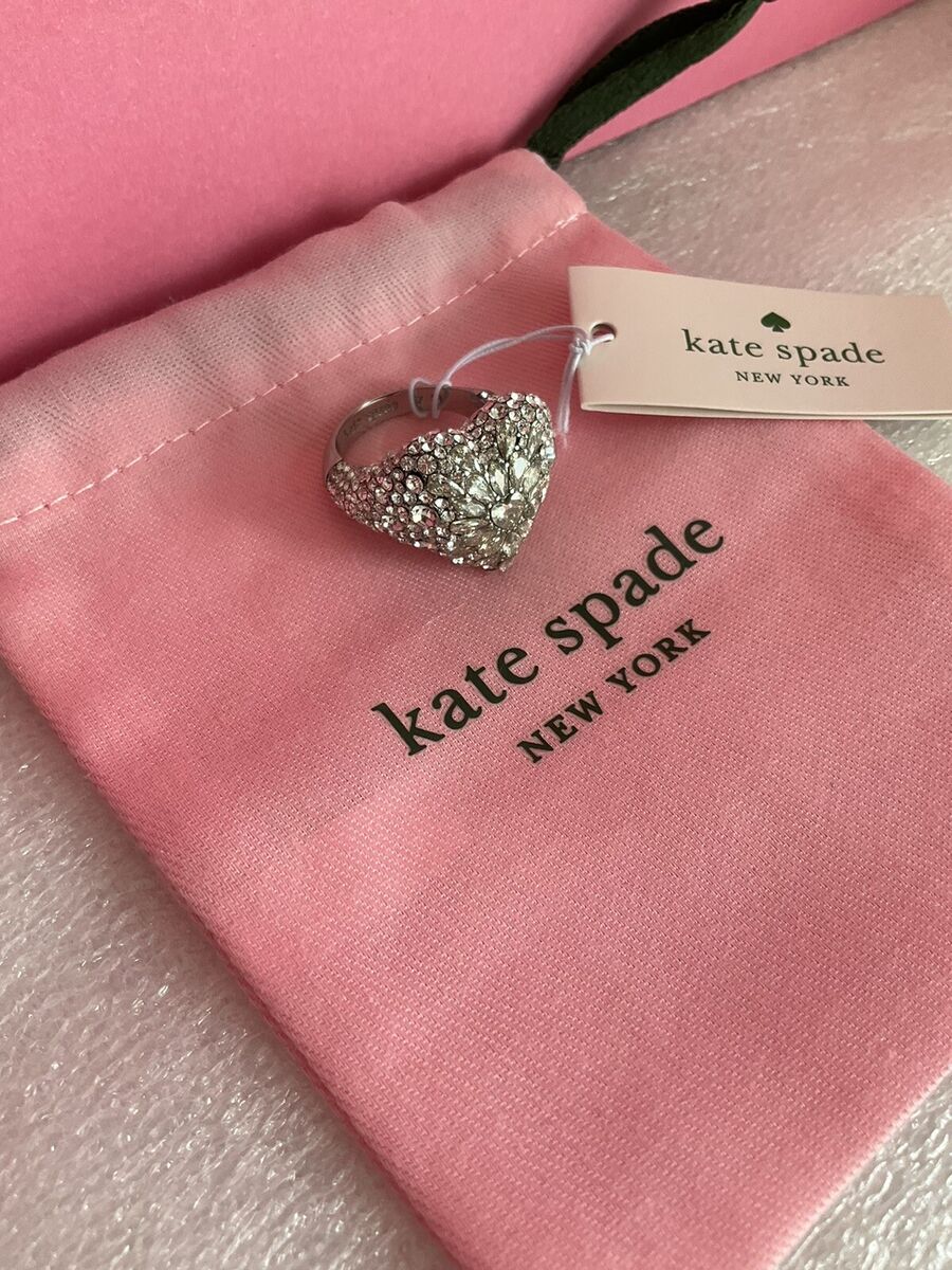 Kate Spade New York Something Sparkly Heart Clay Pave Ring Kate Spade New York Something Sparkly Heart Clay Pave Ring