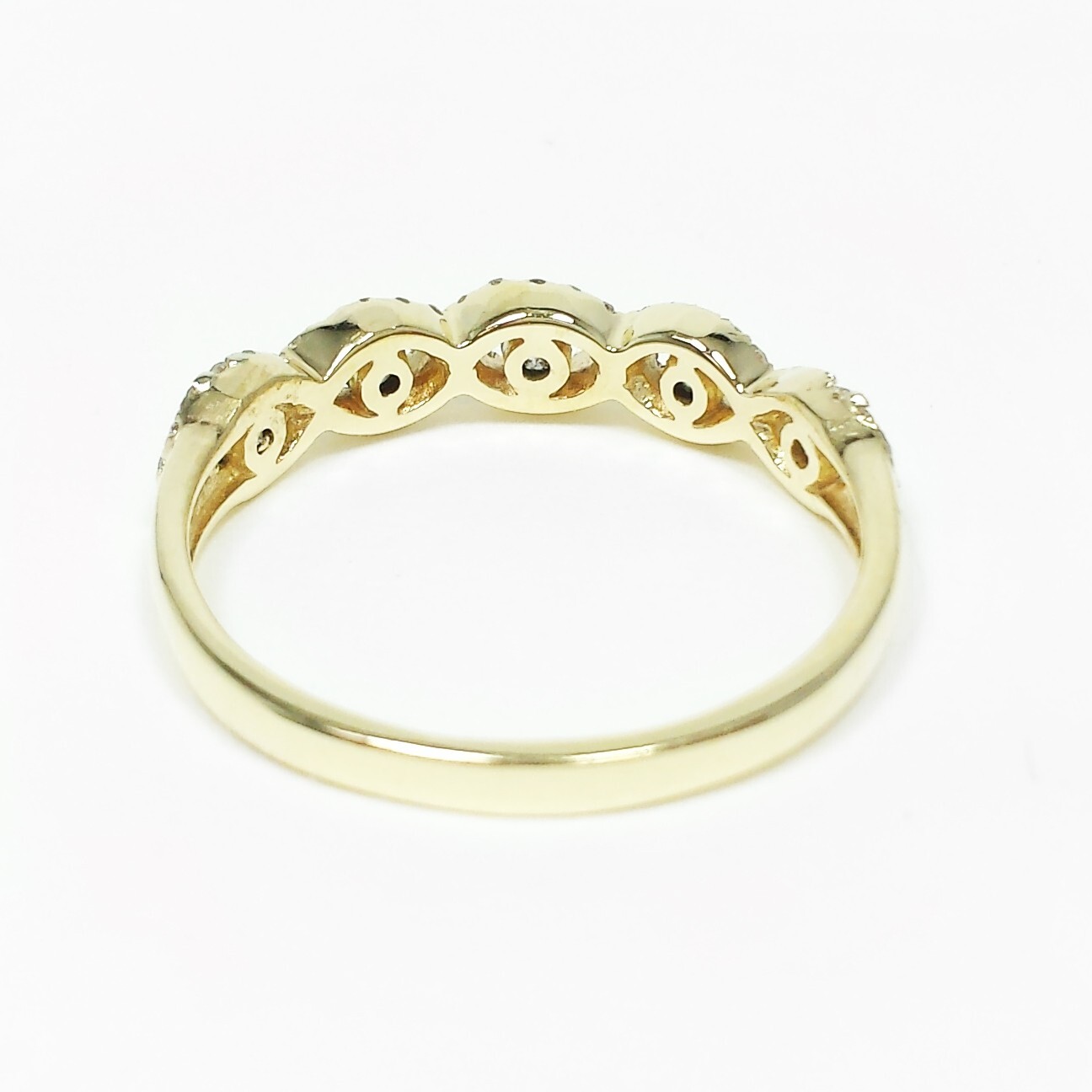 Infinity Stackable Round Cut Natural Diamond Wedd… - image 7