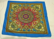 Multiple Color Paisley Turquoise Bandanna Face Mask,Head Wrap,Scarf,Wristband