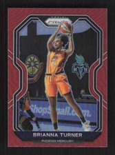 Brianna Turner SN 2021 Panini Prizm WNBA /299 Prizms Red Phoenix Mercury #25