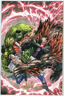 Hulk #7 Donny Cates Tyler Kirkham Virgin Variant Exclusive Signed w/COA