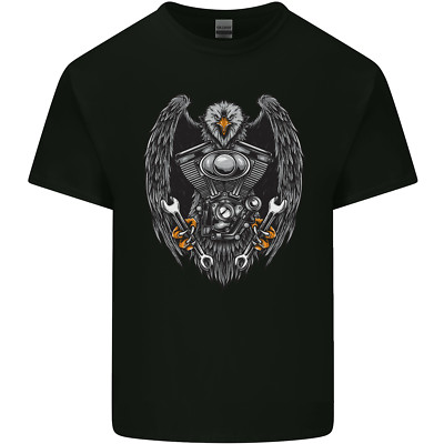 Eagle Engine Motorcycles Motorrad Biker Kinder T-Shirt Kinder