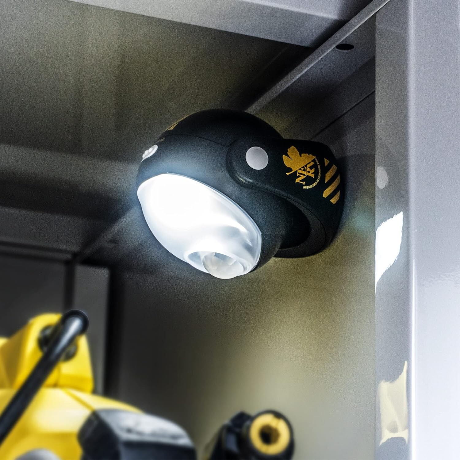 A.T.FIELD Evangelion Sensor Light NERV ATF-1701 Black ABS Resin 145g JAPAN NEW