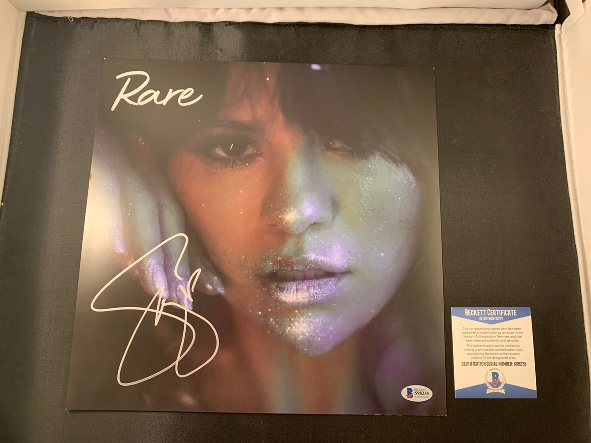 Selena Gomez Signed Rare 12x12 Album Lithograph BAS COA
