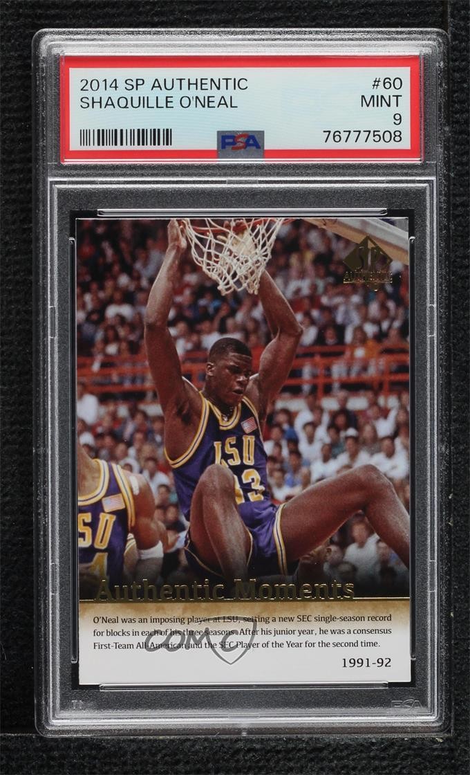 Shaquille O'Neal #60 2014-15 Panini Luxe Basketball Memorabilia Die Cuts Prime