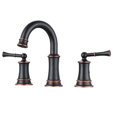 Oil Rubbed Bronze Bathroom Faucet,Bathroom Sink Faucet 3 Hole