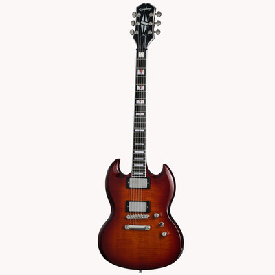 Epiphone SG Prophecy Aged Jet Bengal Tiger Burst
