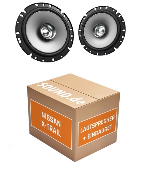 Lautsprecher Boxen Vorne Kenwood KFC-S1756 FüR Nissan X-Trail 2X Tief-MitteltöNe-image