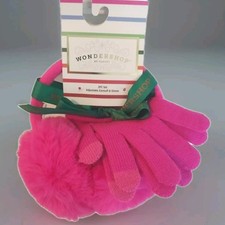 Earmuffs & Glove, Lot of Pink Earmuffs & Pink Cotton Gloves Matching Set, NWT