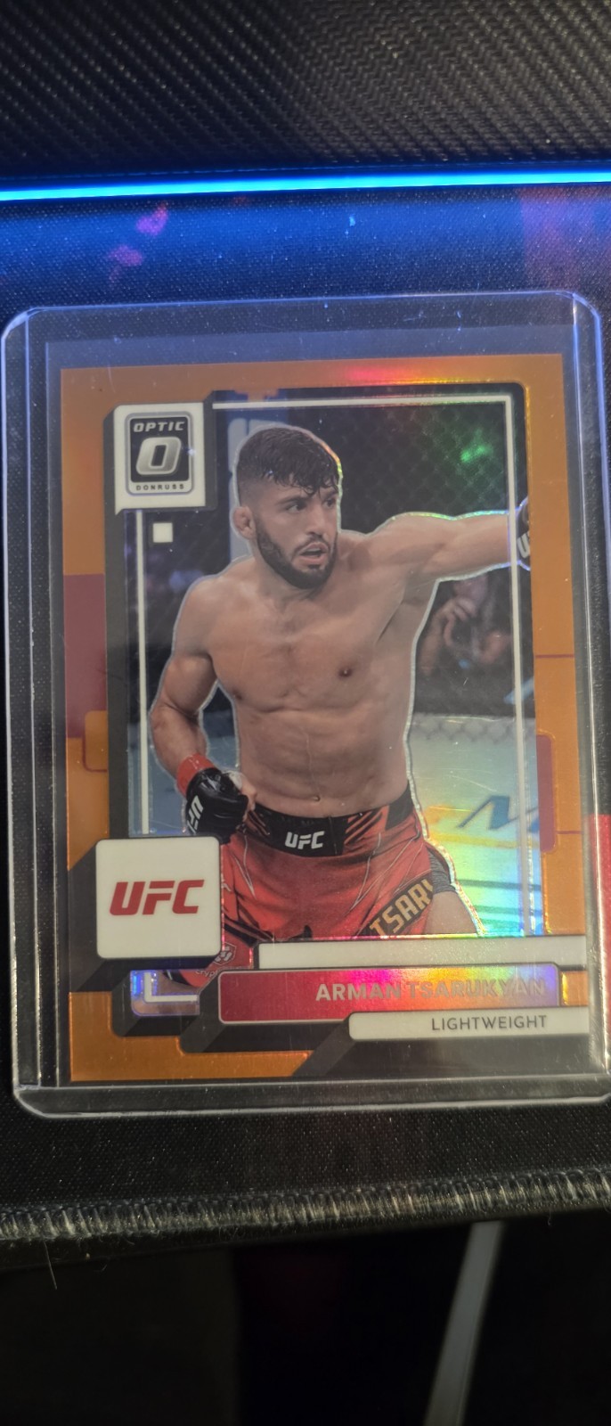 2023 Donruss Optic UFC Arman Tsarukyan Orange Prizm /49 #44 SSP 31/49