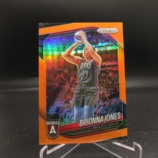 Brionna Jones 2025 Panini Prizm WNBA Orange Prizms 107 #/99 Atlanta Dream