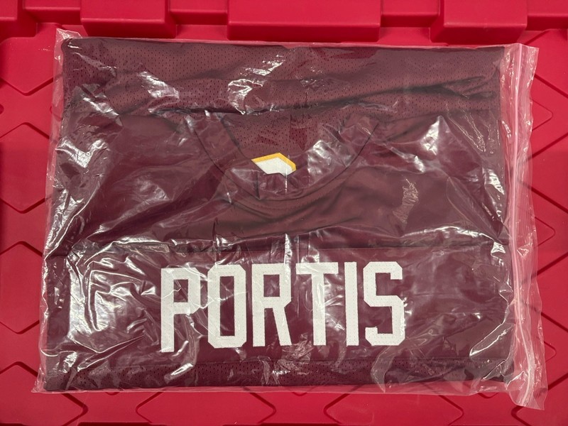 Clinton Portis Signed Washington Custom Jersey JSA Witness COA