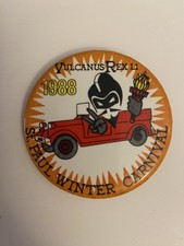 1988 St. Paul Winter Carnival Minnesota Pin Back Button P69