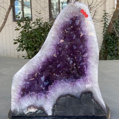51.9LB Natural Beautiful Amethyst Agate Crystal Cave Accompanying Crystal Piece