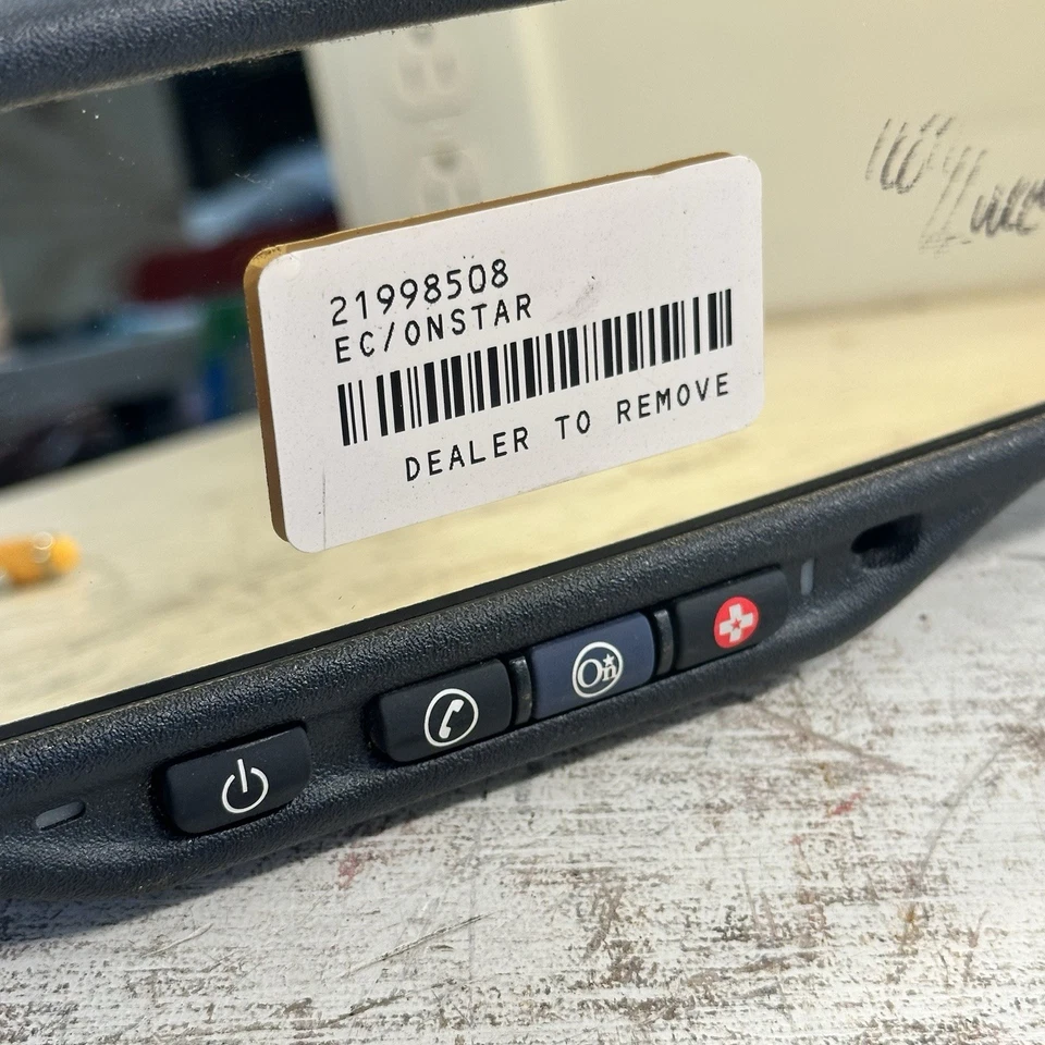 Genuine OEM GM 21988508 Rear view Mirror 23346620 With EC/Onstar Chevy Tahoe - Image 3 of 4