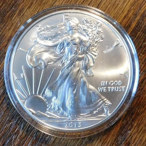 2013 American Silver Eagle Dollars 1 Troy Oz .999 Fine Silver Goddess of Liberty