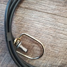 Poultry Tie Cords 7' nylon cord SLIP Hitch on Rubber Cord with Metal