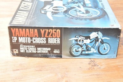 Graupner/Kyosho Yamaha YZ250 #4943, aus dem Jahr 1980 *** Rarität ***
