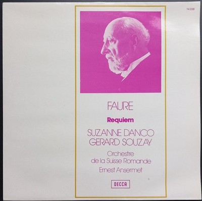 Fauré - Requiem, ANSERMET, OSR, DANCO, SOUZAY, Decca, STEREO