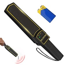 High-Sensitivity Handheld Metal Detector, Portable Security Wand with Sound ...